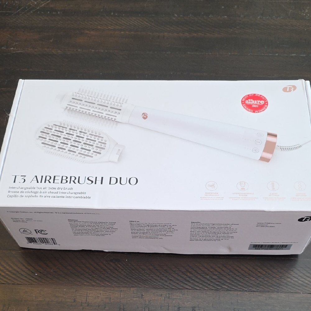 T3 Airebrush Duo with White and Rose Gold Finish